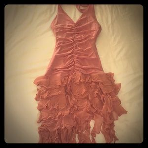Vintage BCBG cocktail dress in dusty pink Size S
